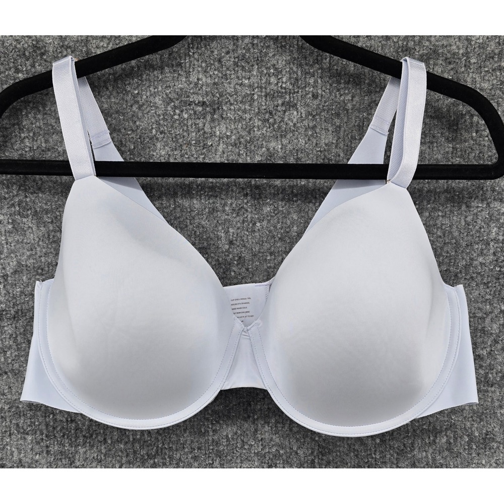 Soma Vanishing 360 Perfect Coverage Bra 42C‎ Light Blue Underwire Smoothing Soft